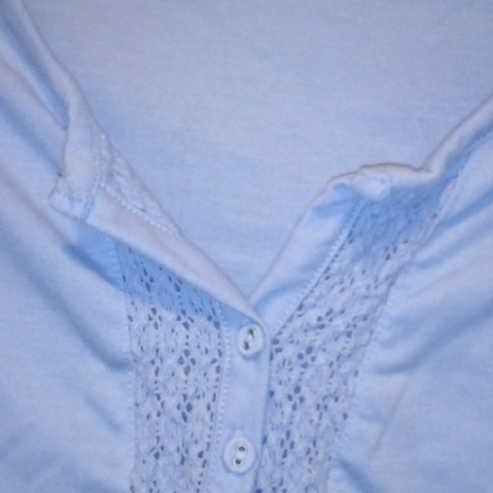 NWOT - Soft Blue Adonna Sleepwear Capris Lounge Shirt & Pants Set - Size L - Picture 3 of 11